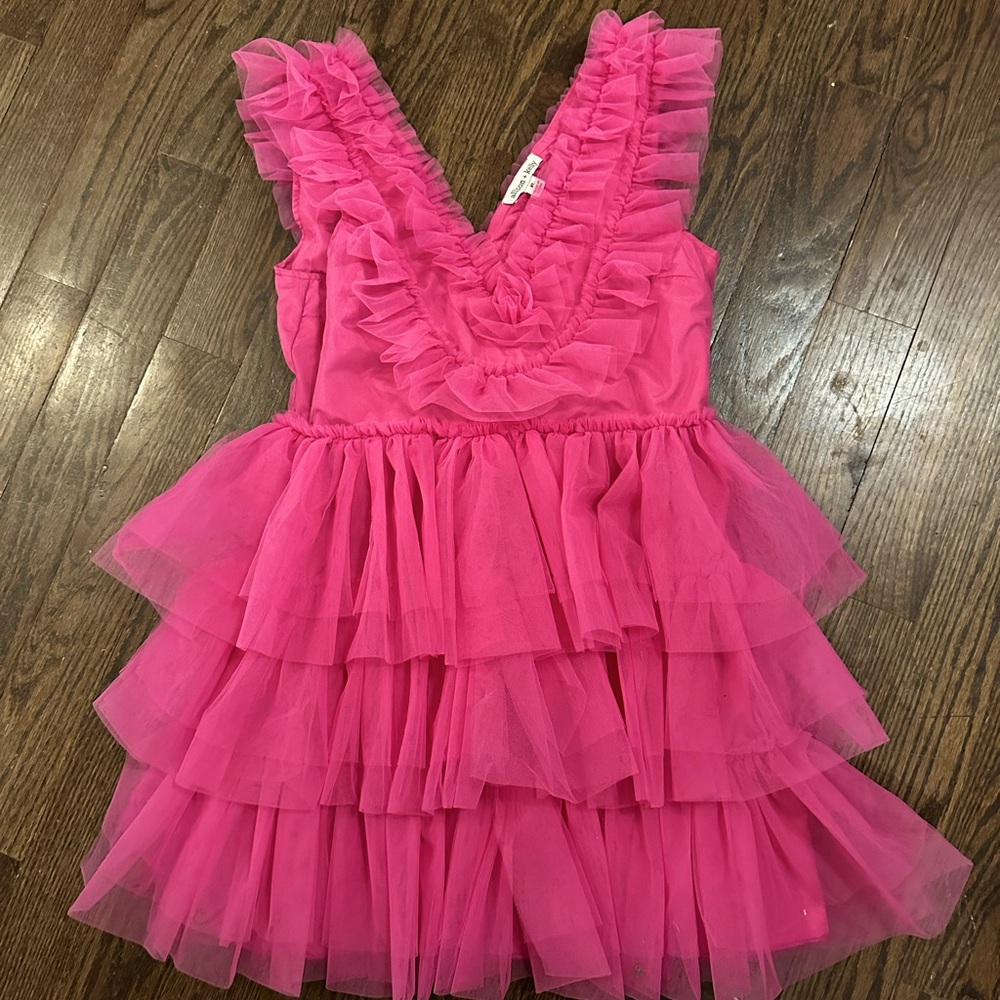 Hot Pink dress XL (12) never worn. NWT.